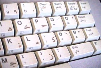 close-up of keyboard